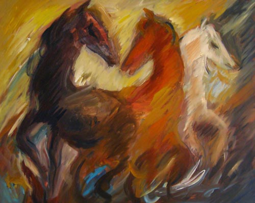 Red Storm — Canvas Print